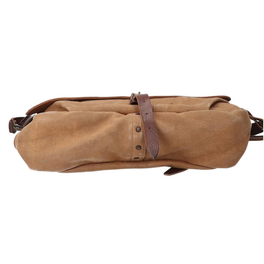 RRL ダブルアールエル CS/LTR MAIL BAG レザー/キャンバス メール
