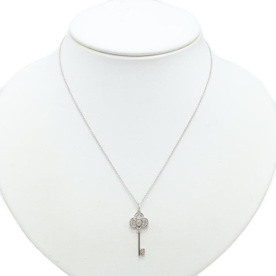 TIFFANY&Co.（ティファニー） 750WG ミニ クラウンキーペンダント