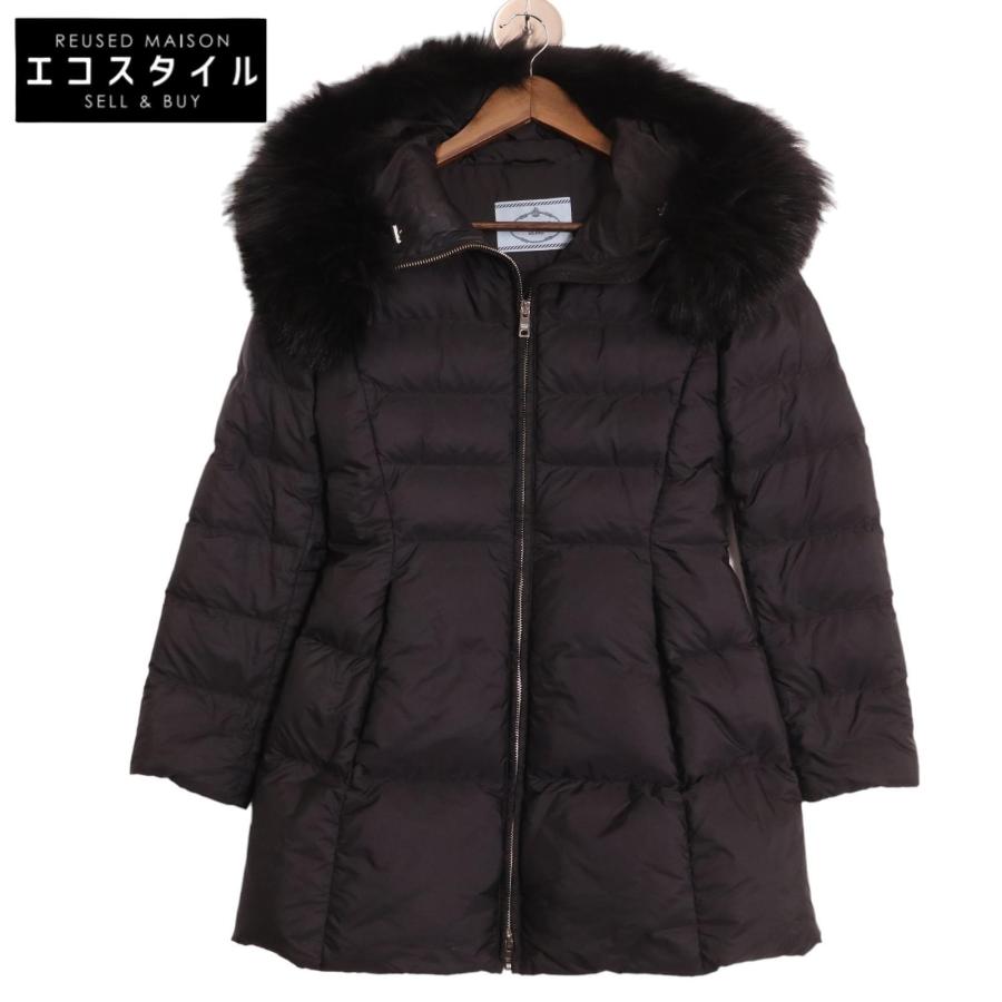 PRADA（プラダ） ブラック 290696 ブルーフォックスファー ダウン