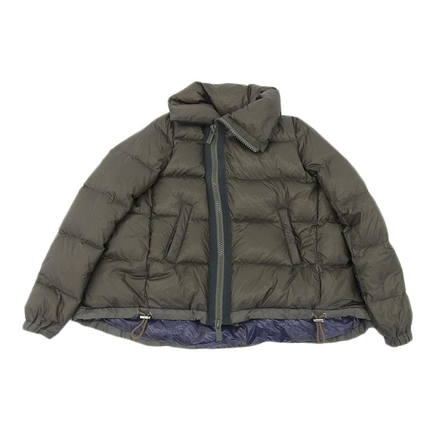 sacai（サカイ） ショートダウンジャケット 1 カーキ レディース