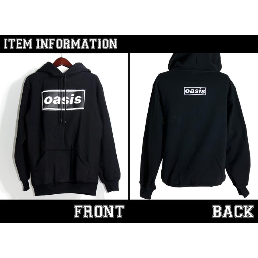 ロックパーカー Oasis パーカー オアシス プルオーバー 裏起毛 メンズ