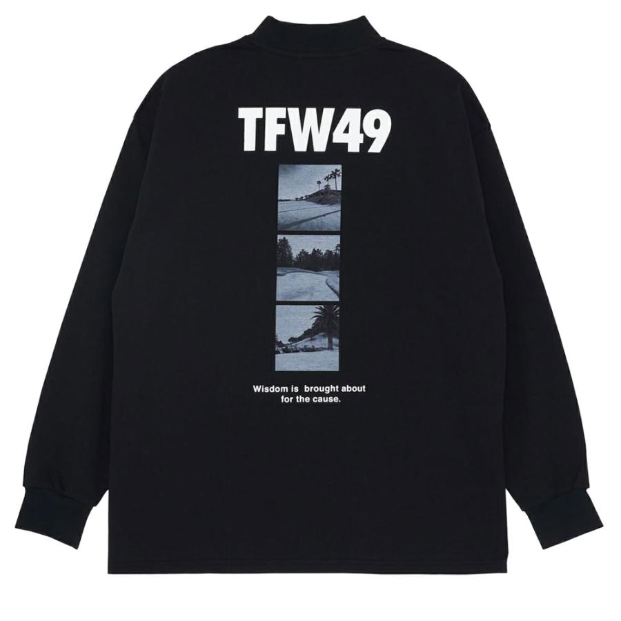 TFW49 TFW49 MOCKNECK PRINT LONG SLEEVE T モックネック プリント