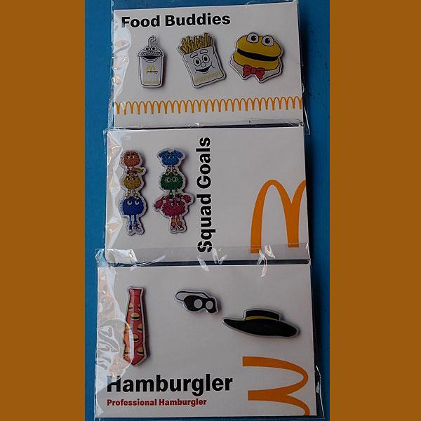 Mc Donald's PINS SET Squad Goals マクドナルド ピンズ ピンバッジ
