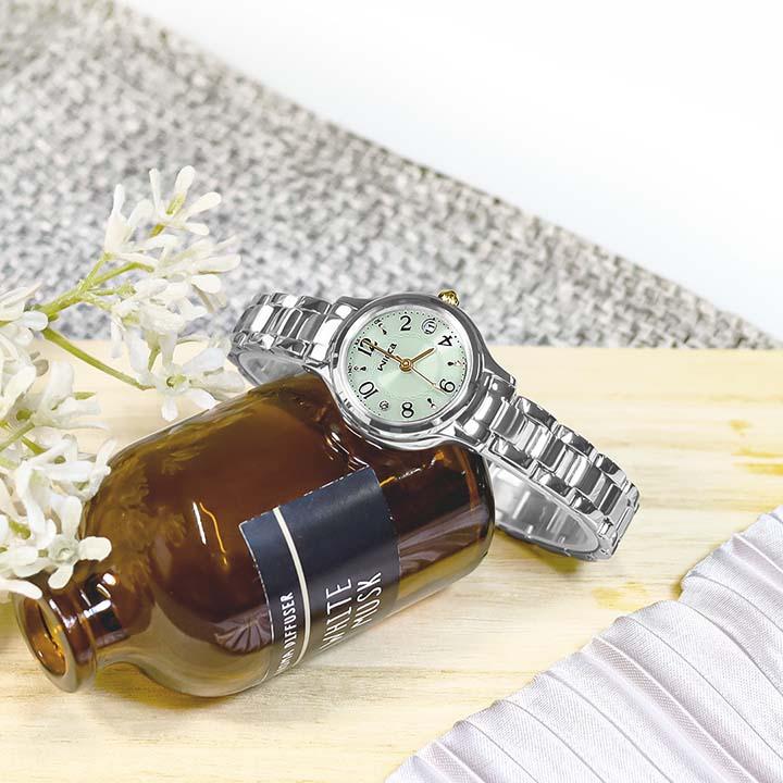 wicca（ウィッカ） シチズン レディース ソーラーテック電波 メタル