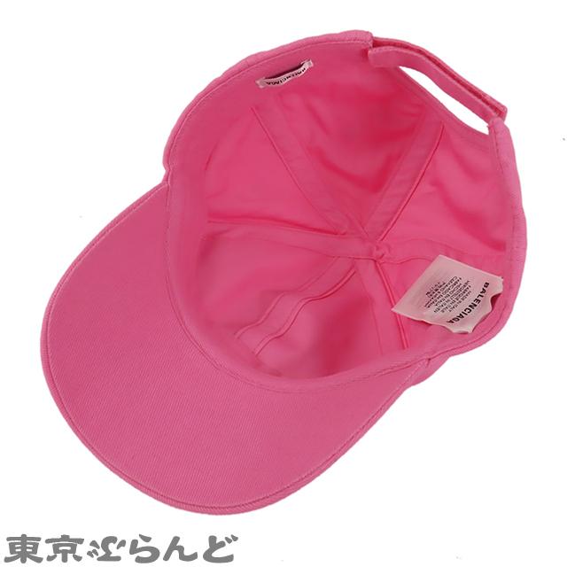 BALENCIAGA（バレンシアガ） ロゴキャップ ピンク コットン L 58cm