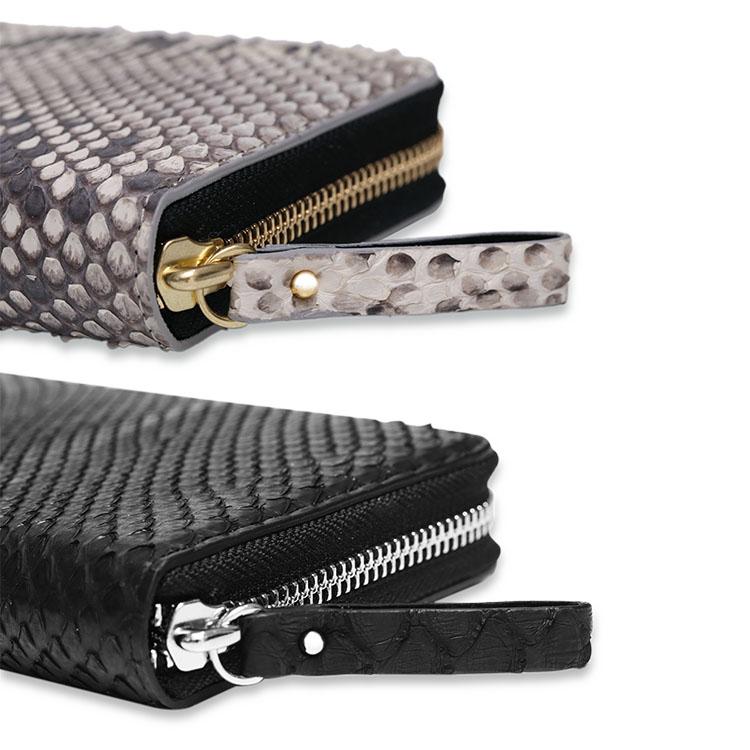 東京クロコダイル 財布 メンズ 長財布 パイソン 日本製 蛇革 ヘビ革