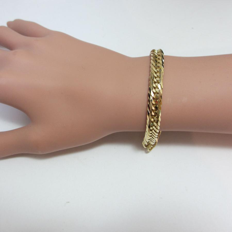 tomatosarada（トマトサラダ） 喜平 ブレスレット K18 18金 K18 十二面