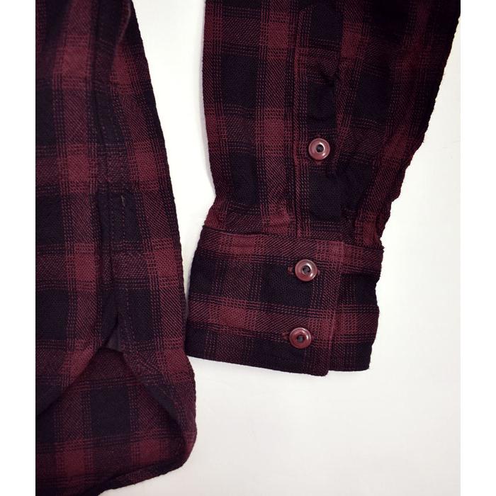 DELUXEWARE（デラックスウエア） ネルシャツ 長袖シャツ OVERLAP B.F