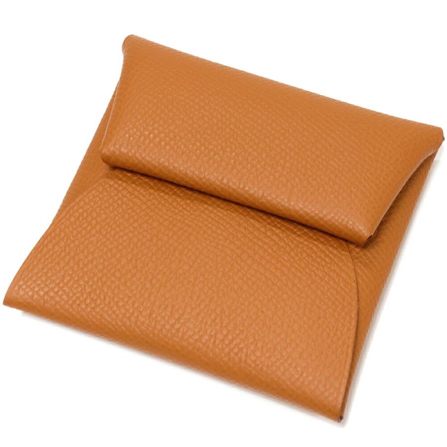 HERMES（エルメス） コインケース バスティア エプソン ゴールド
