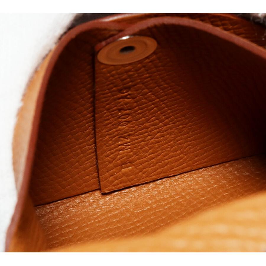 HERMES（エルメス） コインケース バスティア エプソン ゴールド