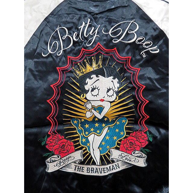 Betty Boop X THE BRAVE MAN サテン×ナイロンツイル リバーシブル