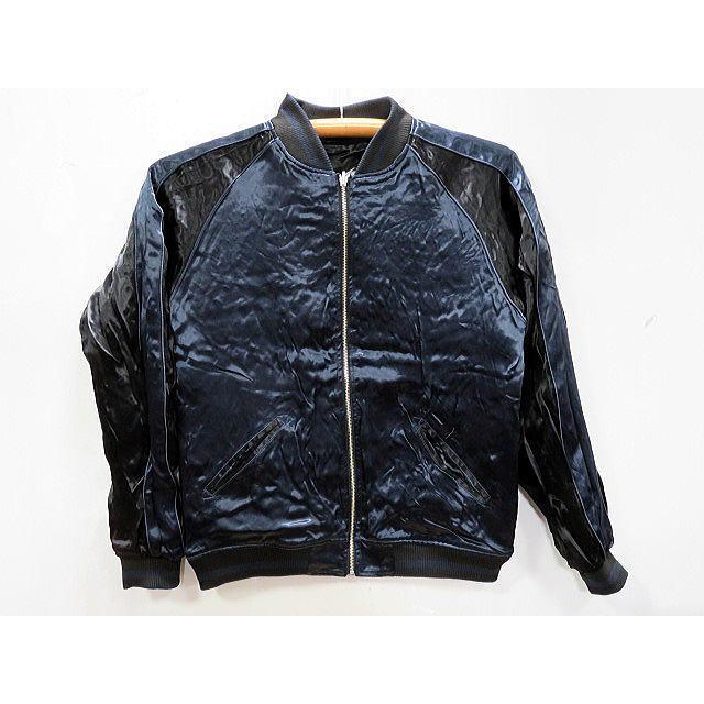 絡繰魂 粋 獅子咆哮 総刺繍リバーシブルスカジャン 和柄 カラクリ魂