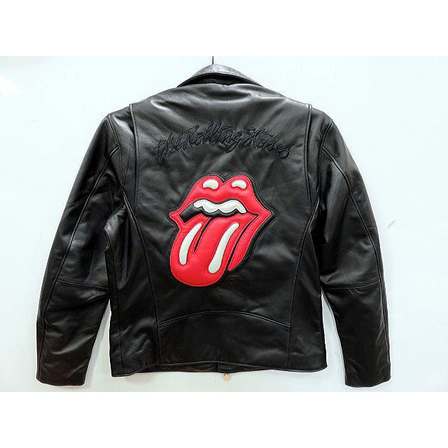 ROLLING STONES X JACKROSE ラムレザーWライダースジャケット