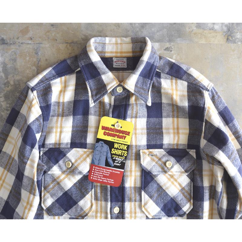 WAREHOUSE ウエアハウス FLANNEL SHIRTS B柄 【2025 MODEL