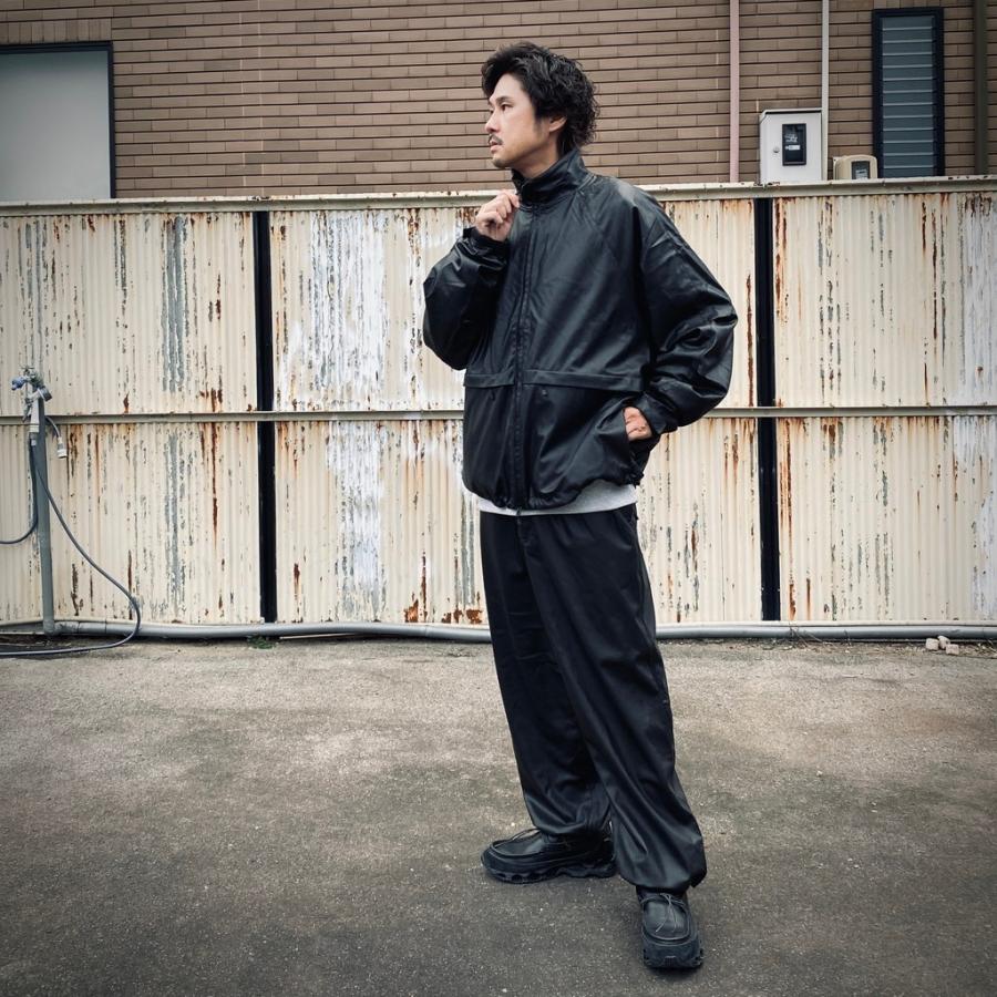 ダイワピア39 TECH SYNTHETIC SKIN WINDBREAKER JACKET & PANTS #BLACK