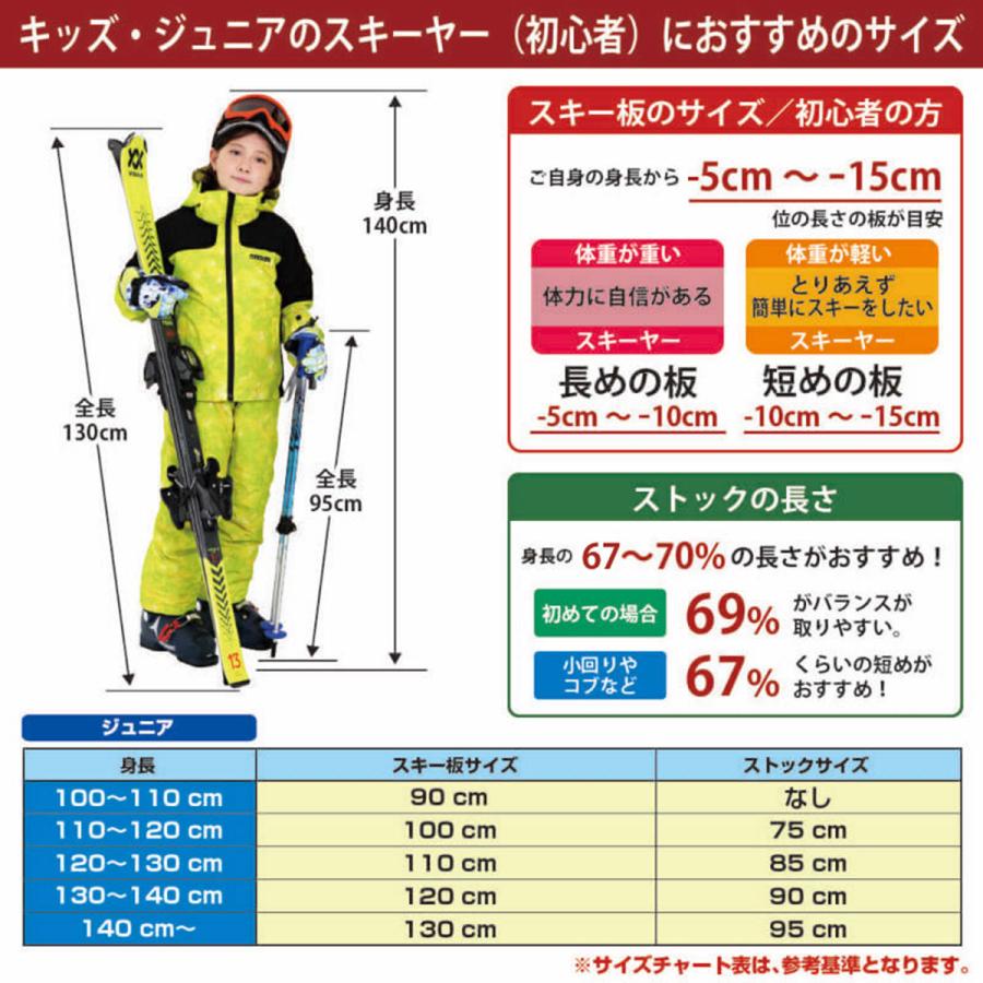 ROSSIGNOL（ロシニョール） スキー板 スキーセット ジュニア スキー3点
