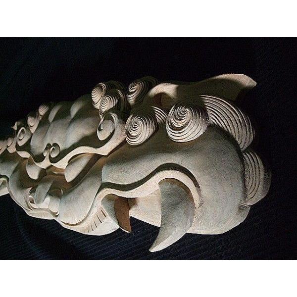獅子噛み】 山車、だんぢり彫刻 幅75cm : 田中ソウケン - 通販