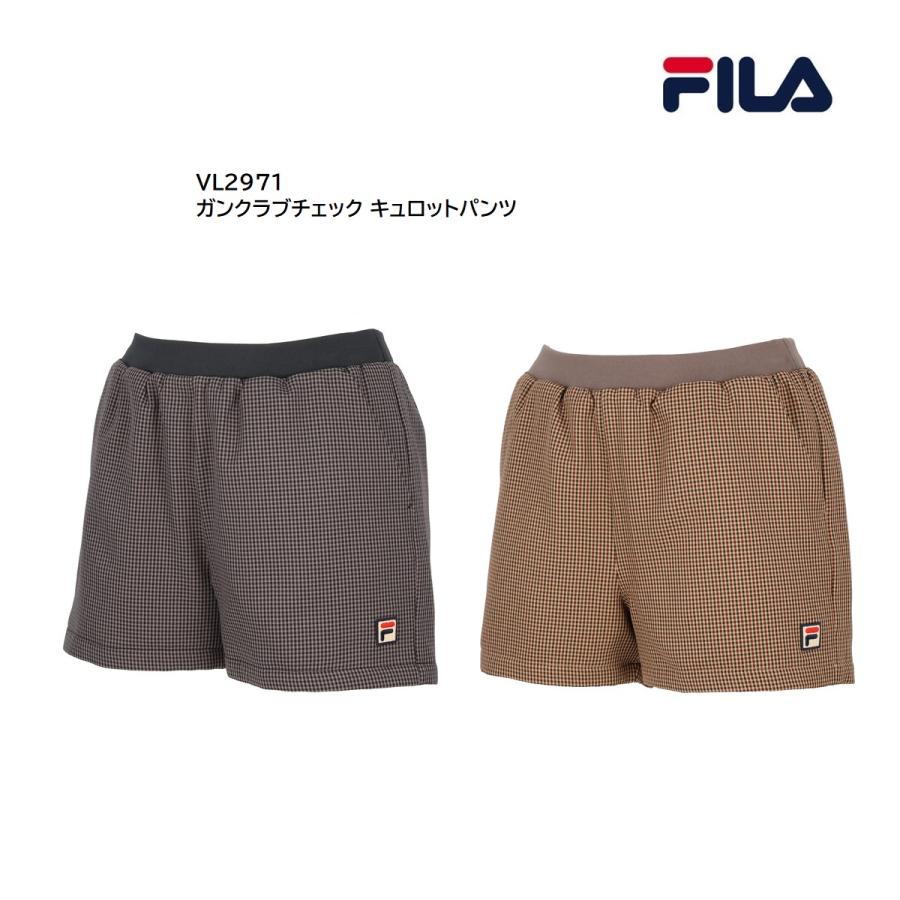 FILA（フィラ） SALE ガンクラブチェック キュロットパンツ レディース
