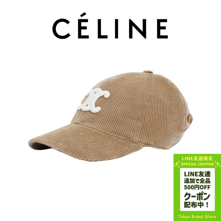CELINE（セリーヌ） トリオンフ ベースボールキャップ コーデュロイ