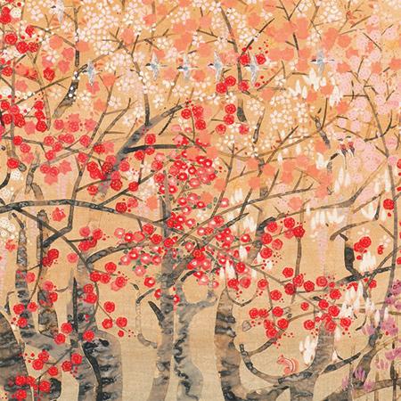 前田青邨 みやまの四季 -特別版- 送料無料 【複製】【美術印刷】【巨匠