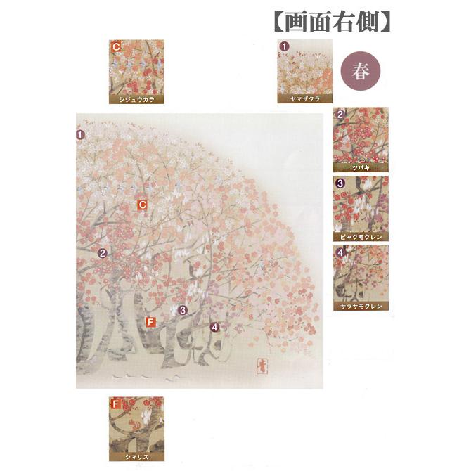 前田青邨 みやまの四季 -特別版- 送料無料 【複製】【美術印刷】【巨匠