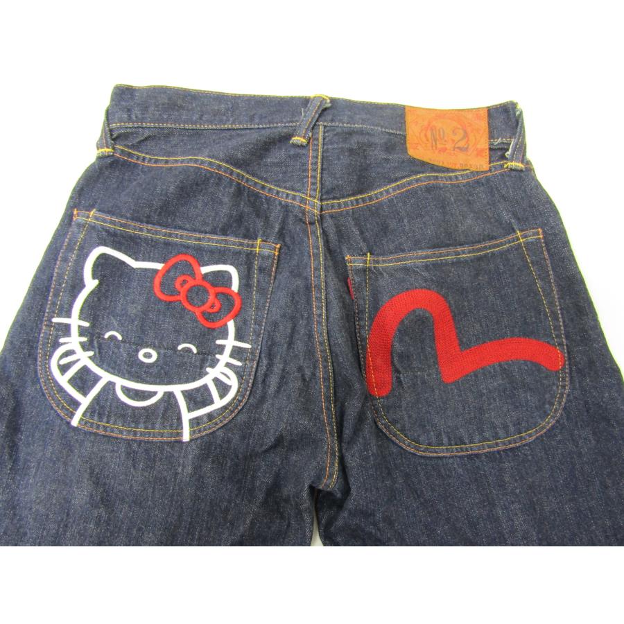 EVISジーンズ×hello kittyコラボジーンズエビスジーンズ-デジカメ