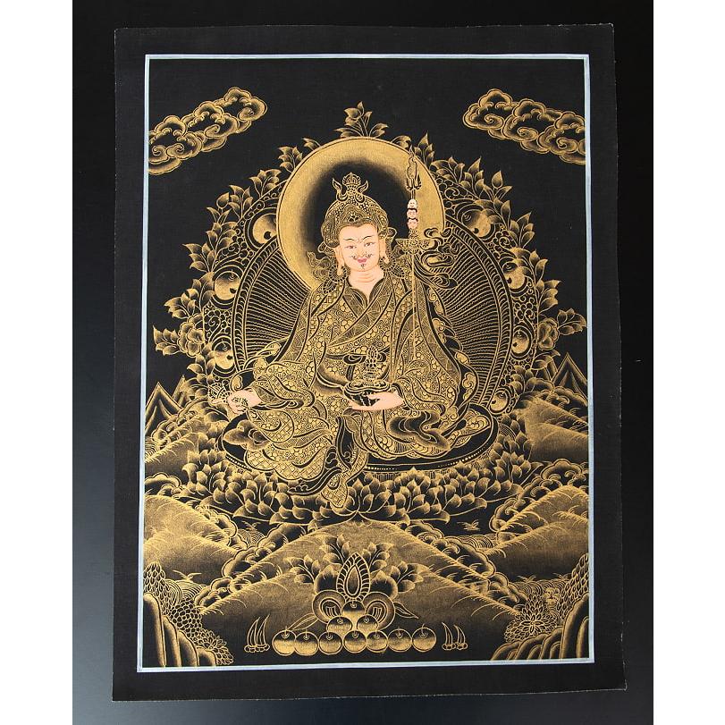 送料無料 観音菩薩 タンカ 仏画 マンダラ 〔一点物〕タンカ パドマ