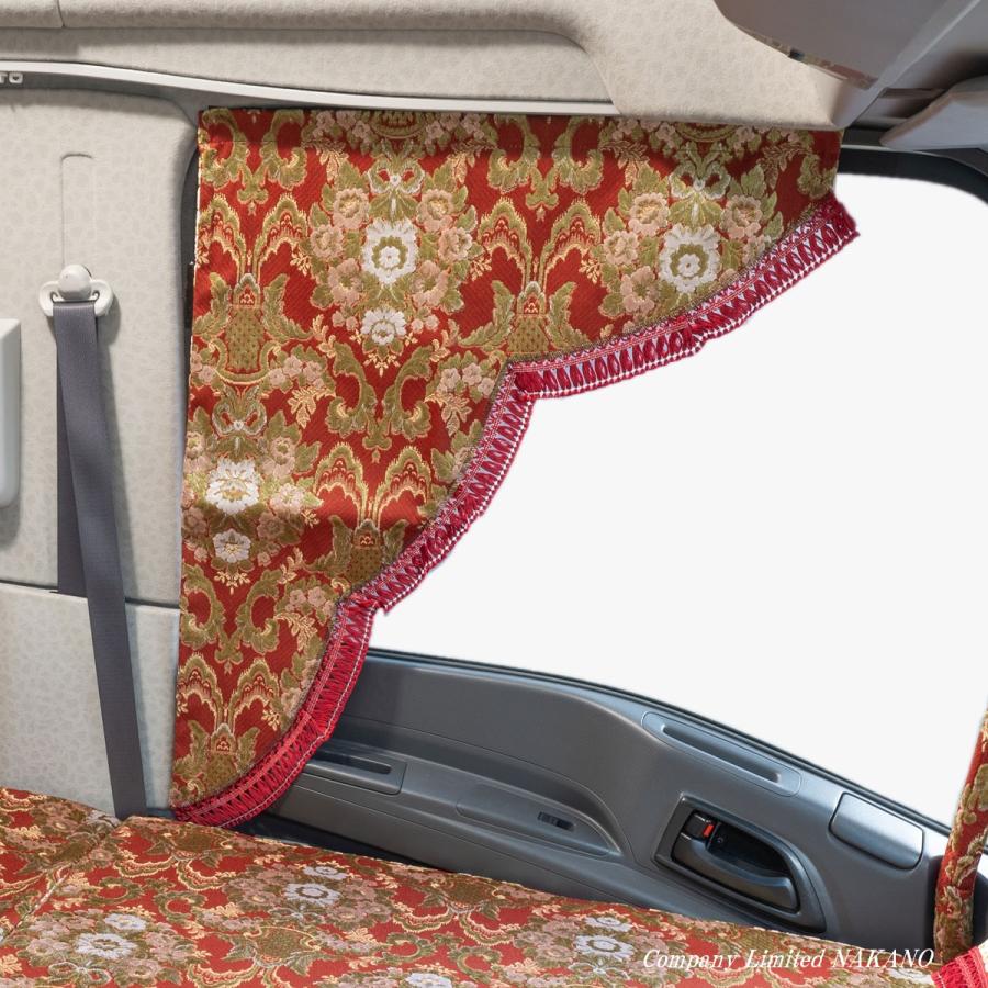 トラック 雅 トラック用 三角 サイドカーテン L寸 横700mm x 縦850mm