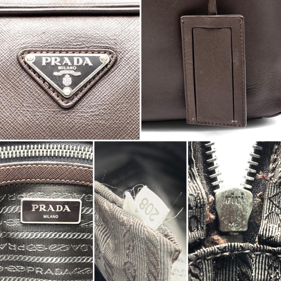 PRADA プラダ ブリーフケース ビジネスバッグ 三角ロゴ 白タグ