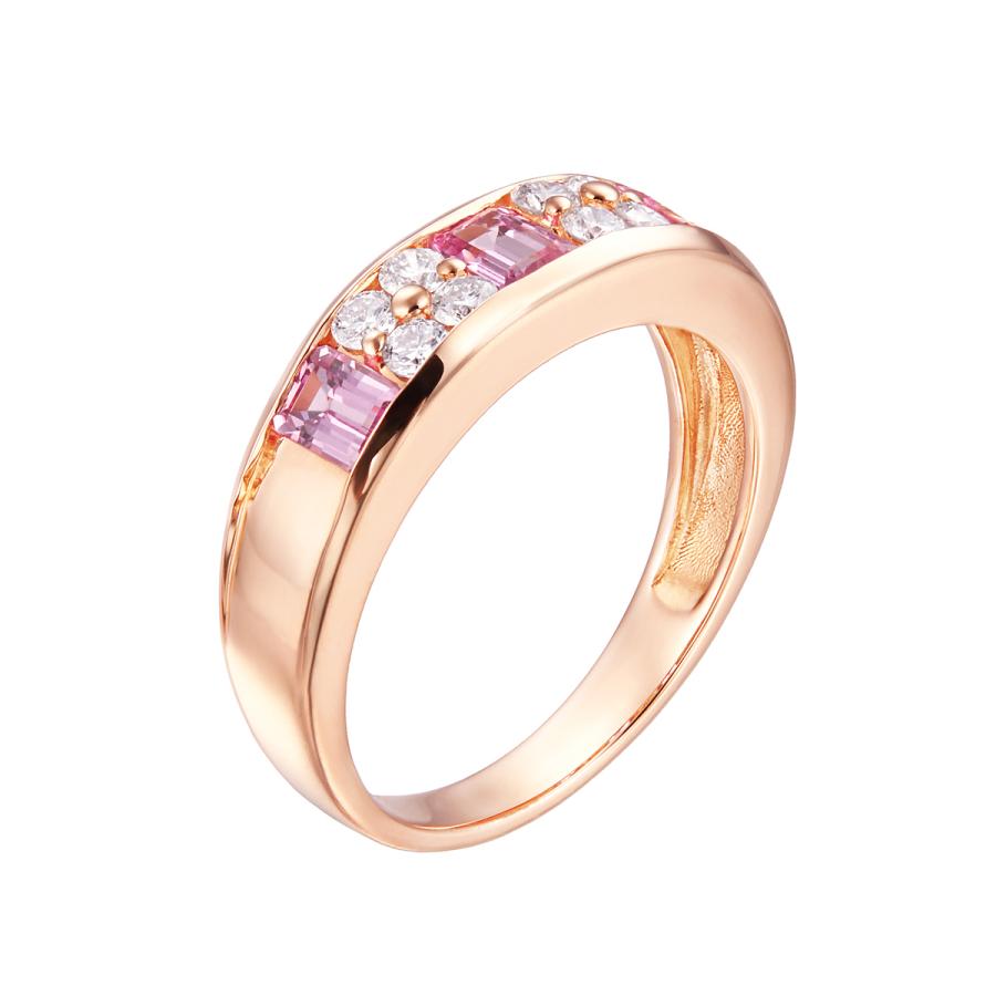 ジュエリーツツミ K18ピンクゴールドピンクサファイアリング