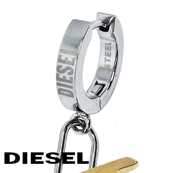 DIESEL（ディーゼル） ピアス 片耳 メンズ アクセサリー ゴールド