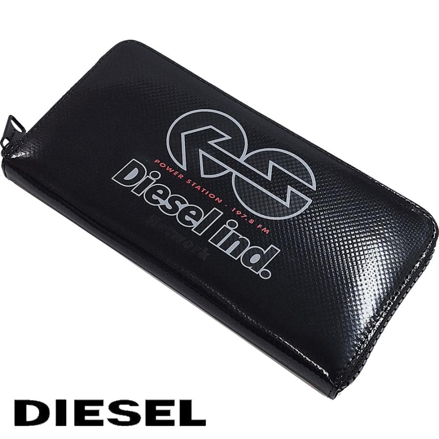 DIESEL（ディーゼル） 長財布 ラウンドファスナー ラウンドZIP