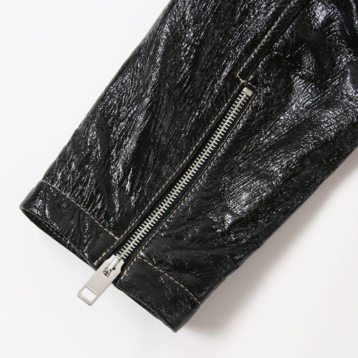 DIESEL（ディーゼル） シープスキンレザージャケット メンズ 羊革 本革