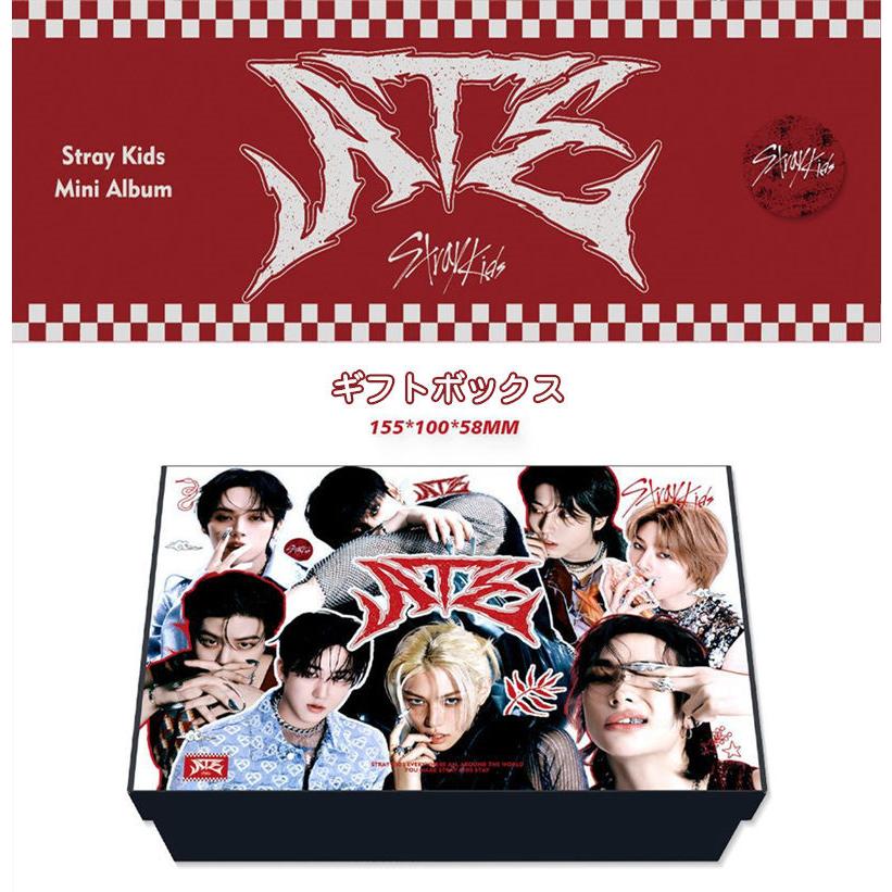 Stray Kidsグッズ ギフトボックス フォトカード ATE テープ セット