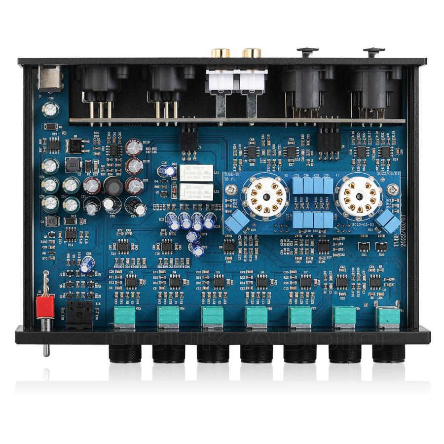 HiFi 6N3 真空管 5バンド EQ プリアンプ イコライザー XLR ホーム