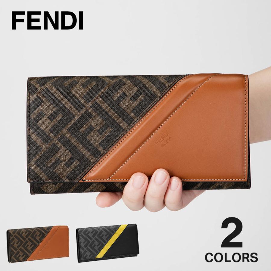 FENDI（フェンディ） 長財布 メンズ 財布 ファブリック コンチネンタル