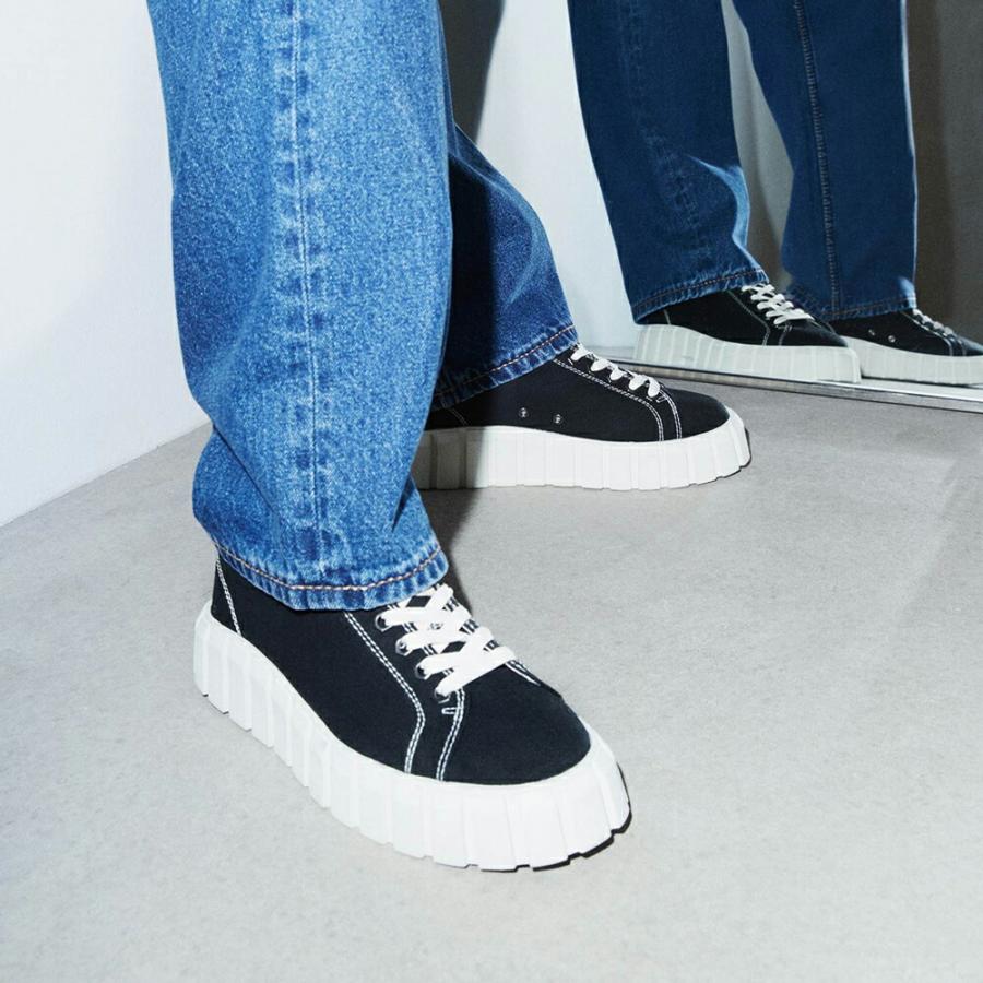 EYTYS (エイティーズ エイティス) ODESSA CANVAS SNEAKERS (BLACK
