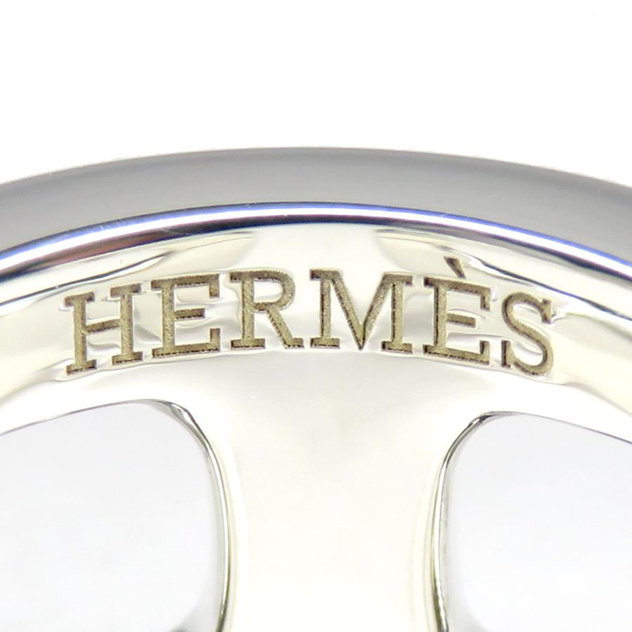 名古屋】エルメス リング オスモズPM #53 13号 Ag925 H型 シルバー