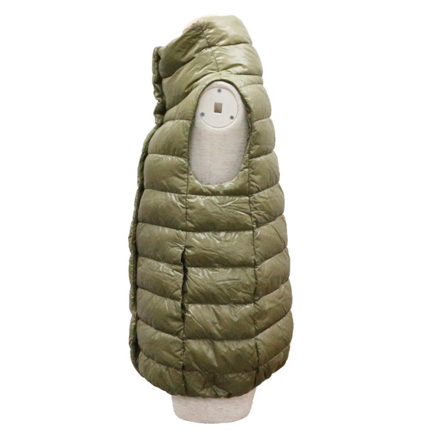 栄】ヘルノ ダウンベスト カーキ グリーン系 サイズ42 アウター