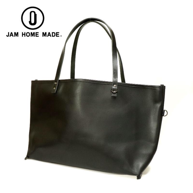 JAM HOME MADE（ジャムホームメイド） ブラックライド レザー トート