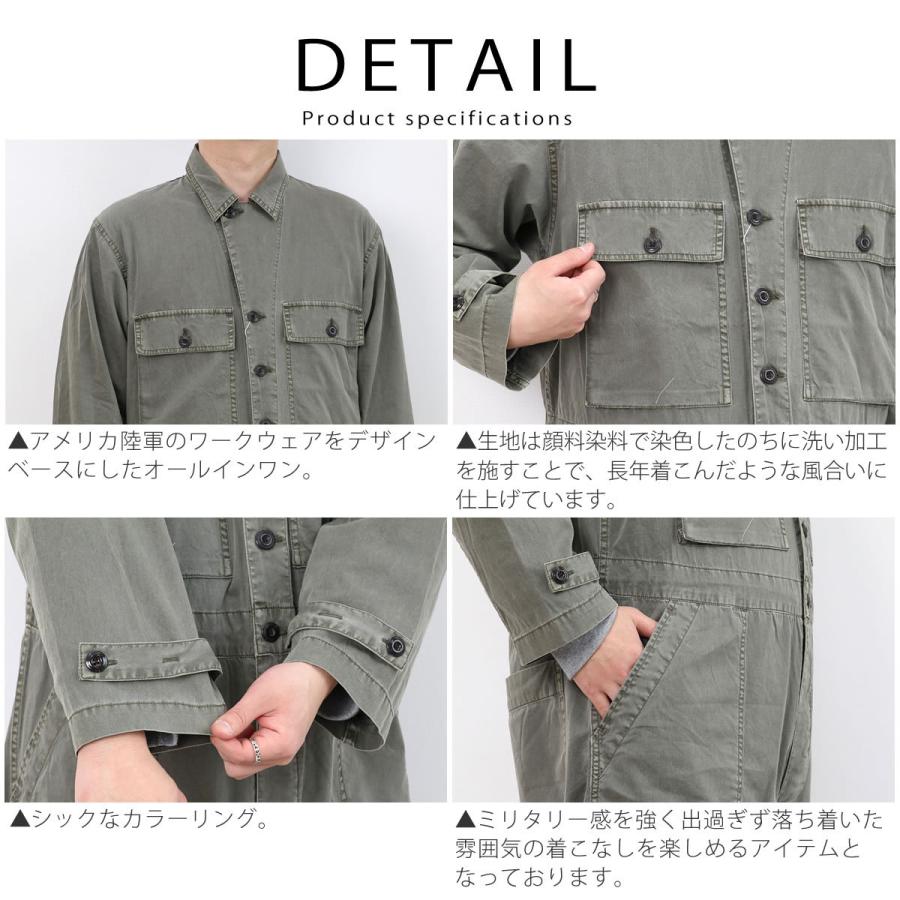 Johnbull（ジョンブル） ツナギ メンズ オールインワン オーバーダイ