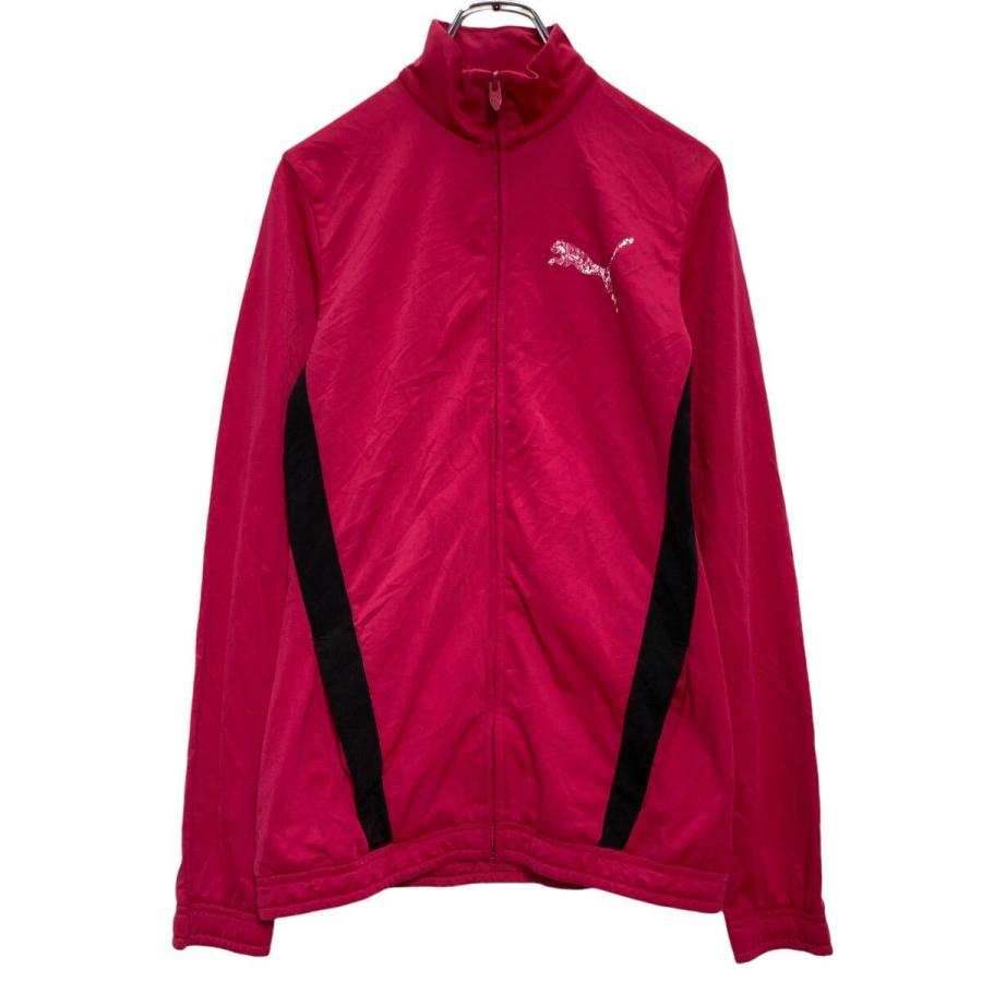 PUMA ジップアップ トラックジャケット 170 キッズ ピンク プーマ