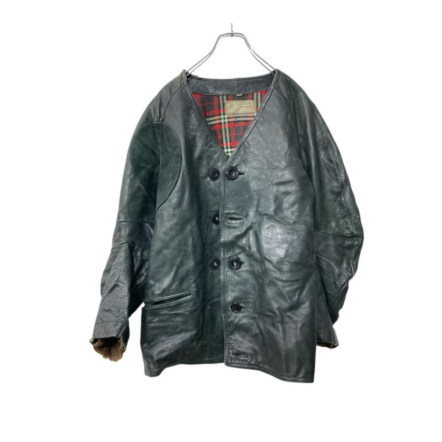 アメリカ古着 レザージャケット キルティング 本革 L相当 3575 メンズ