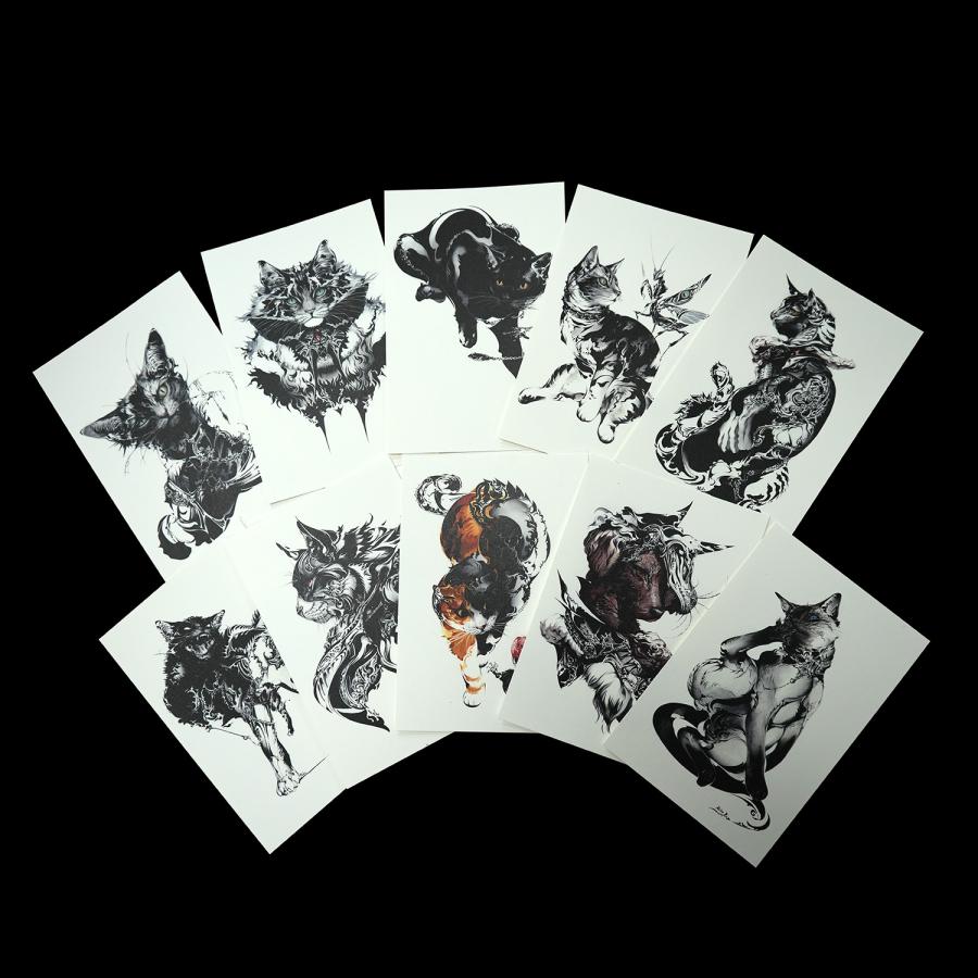 猫将軍 ポストカード10種セット : ヴァニラ画廊ウェブストア - 通販