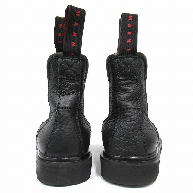 MARNI（マルニ） 美品 レザー サイドゴア ブーツ シューズ 革靴 ロゴ