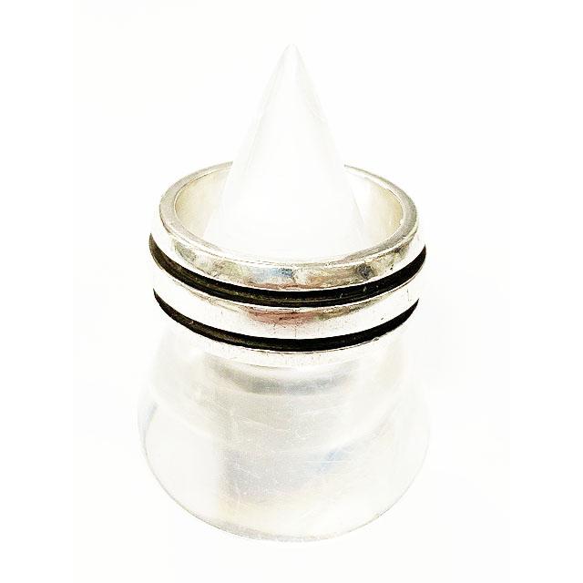 ティファニー TIFFANY & CO. グルーブド ダブルライン リング シルバー