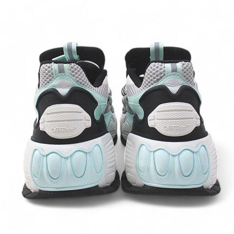 オフホワイト OFF WHITE ブルー＆グレー Glove スリッポンスニーカー