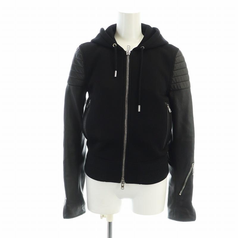 ジバンシィ GIVENCHY ライダース ジャケット フード パーカー レザー