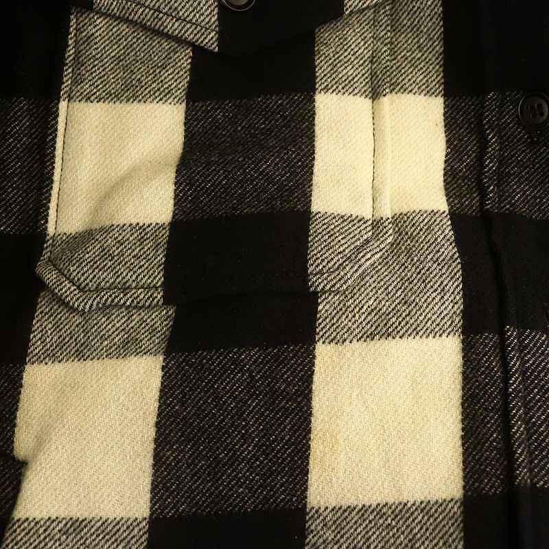 アンユーズド UNUSED ブロックチェックシャツジャケット CPOジャケット