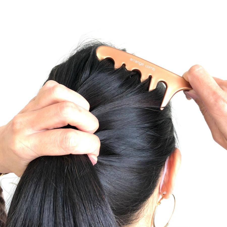 ヘアブラシ コーム メッシュコーム ヘアアレンジ ヘアセット くし 手